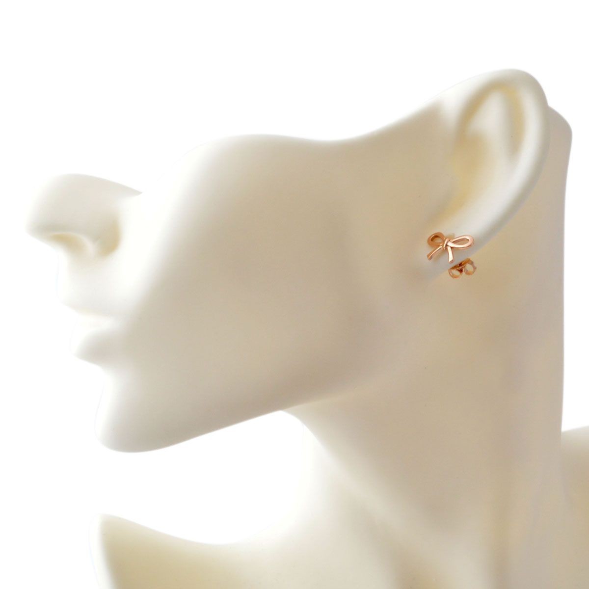 ティファニー TIFFANY&CO 35203389 リボン ボウ ミニ スタッド ピアス 18KRG