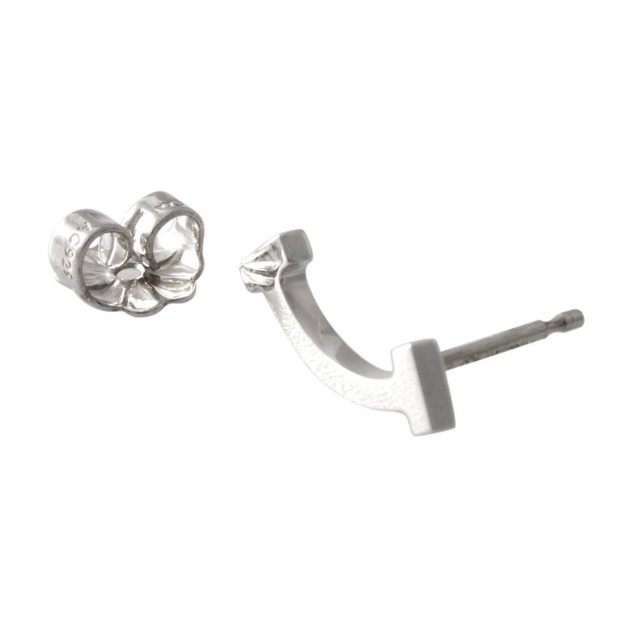 ティファニー TIFFANY&CO 36667214 Ｔｉｆｆａｎｙ Ｔ スマイル ピアス (SS)