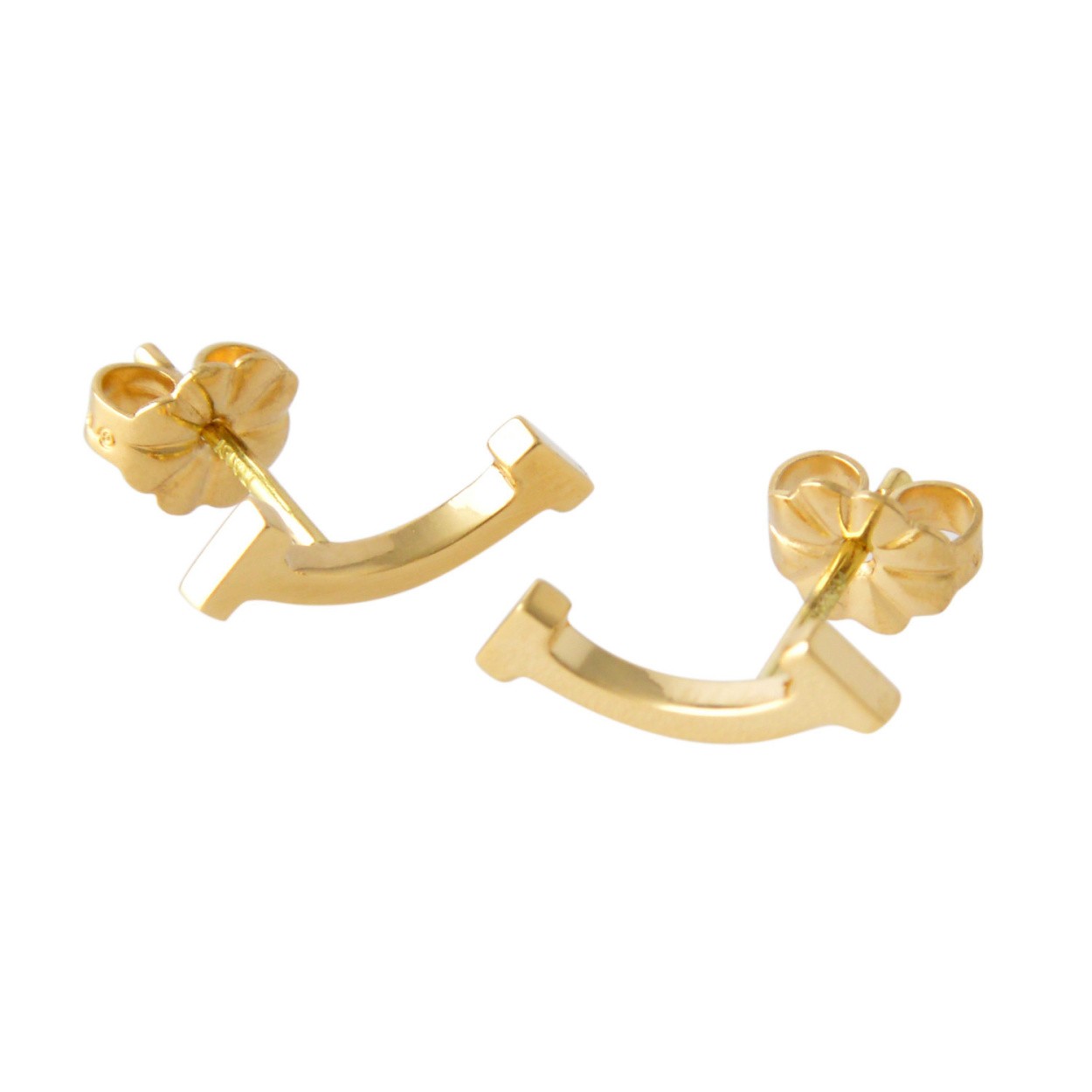 ティファニー TIFFANY&CO 36667273 Tiffany Ｔ スマイル ピアス  (18KYG)