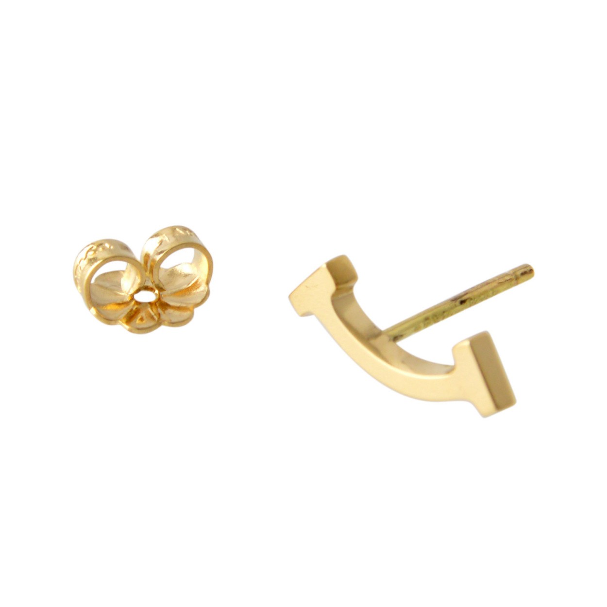 ティファニー TIFFANY&CO 36667273 Tiffany Ｔ スマイル ピアス  (18KYG)