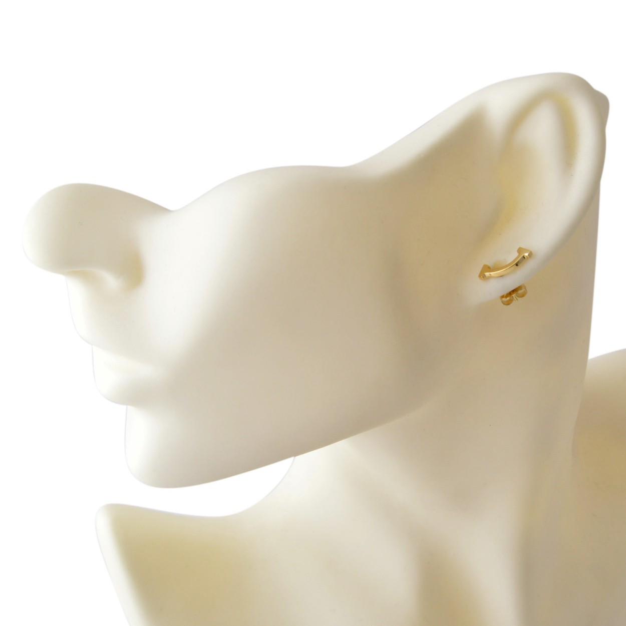 ティファニー TIFFANY&CO 36667273 Tiffany Ｔ スマイル ピアス  (18KYG)