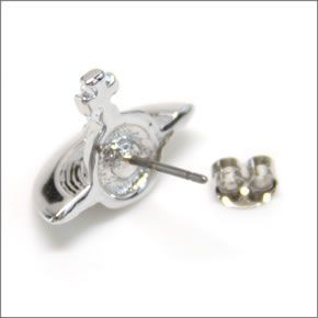 ヴィヴィアン ウェストウッド  ソリッド オーブ ピアス シルバー 0489-01-03