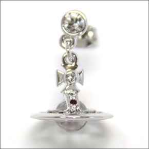 ヴィヴィアン ウェストウッド  プチ オーブ ピアス・シルバー 1467-01-01