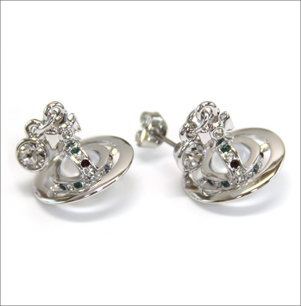 ヴィヴィアン ウェストウッド  プチ オーブ ピアス・シルバー 1467-01-01