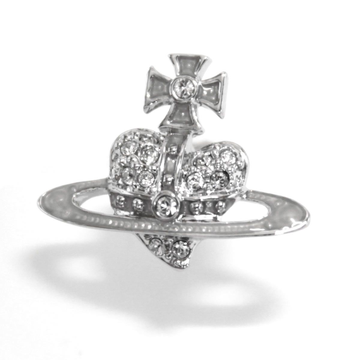 ヴィヴィアン ウェストウッド Vivienne Westwood 1351-01-28 リバース ハート オーブ パヴェ ピアス