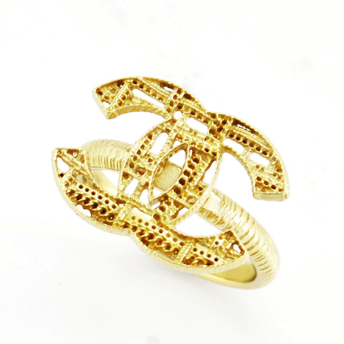 シャネル CHANEL A64607 DORE チェーンミー COCO ココマーク CCロゴ リング 指輪 実寸14号