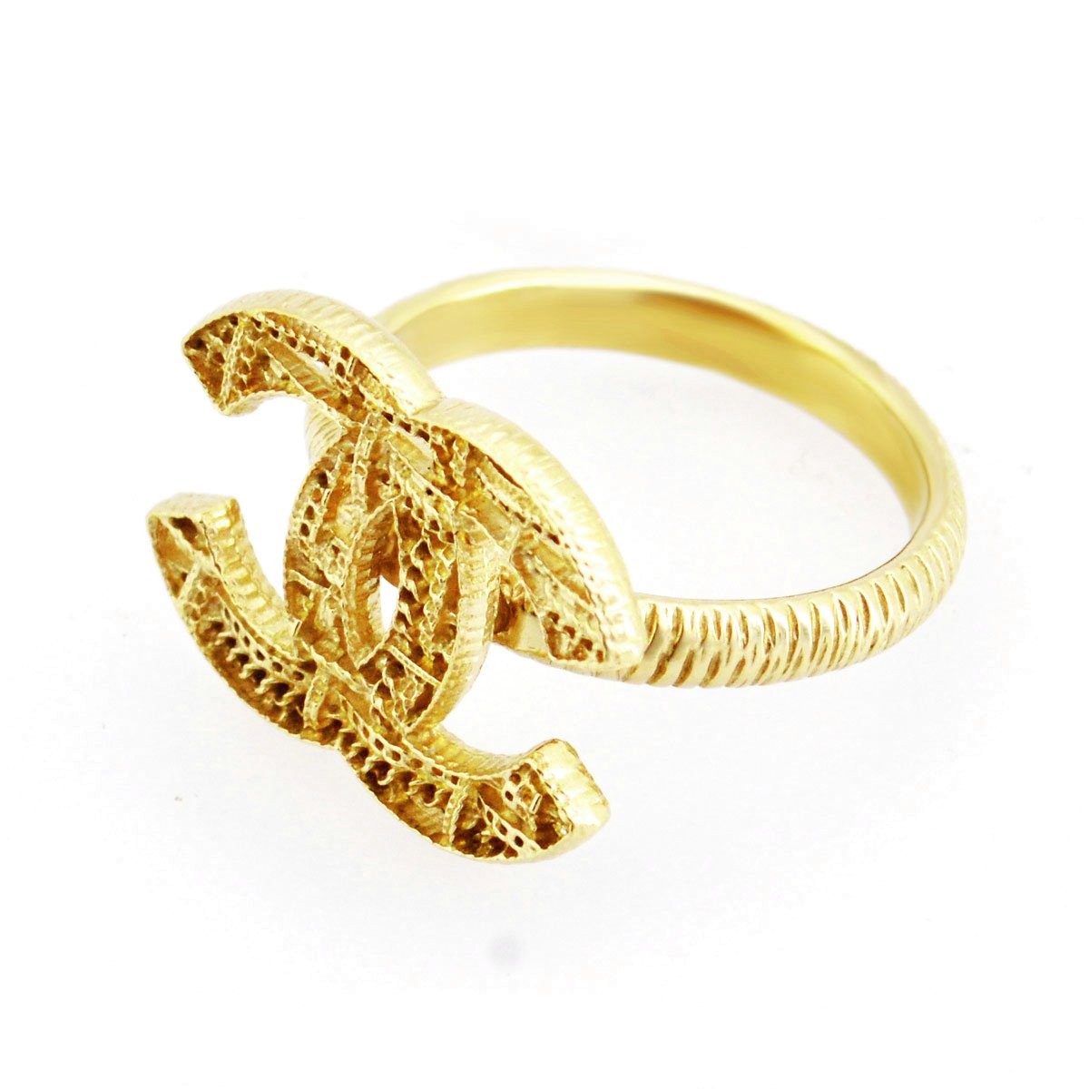 シャネル CHANEL A64607 DORE チェーンミー COCO ココマーク CCロゴ リング 指輪 実寸14号