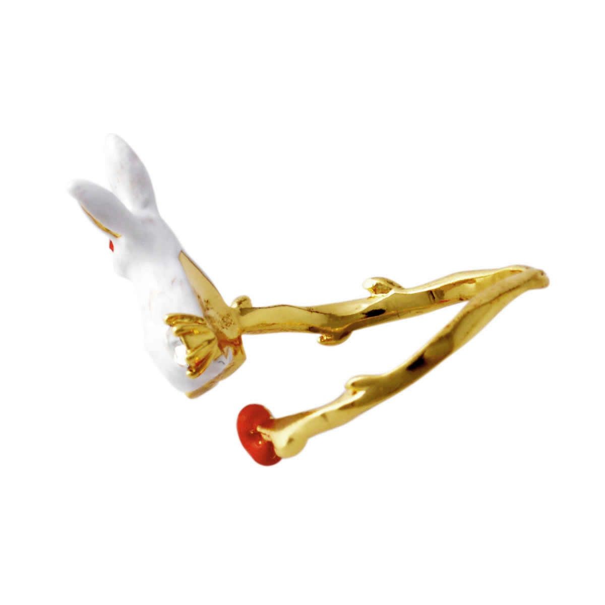 レネレイド Les Nereides ACJI606/1 ウサギモチーフ リング 指輪  アジャスタブル JARDIN IMAGINAIRE