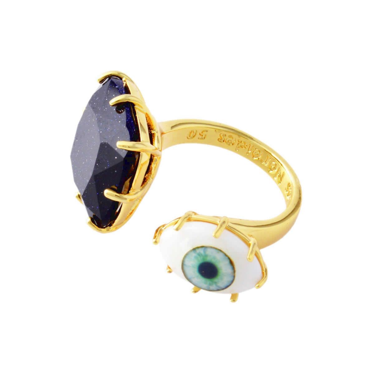 レネレイド Les Nereides AELDS616/11 目玉モチーフ リング 指輪 アジャスタブル LA DIAMANTINE SPECIALE