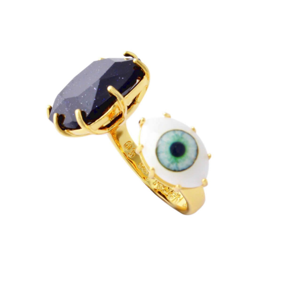 レネレイド Les Nereides AELDS616/11 目玉モチーフ リング 指輪 アジャスタブル LA DIAMANTINE SPECIALE