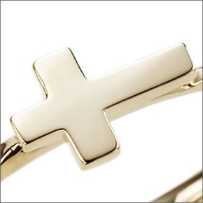 マレア リッチ  K10 クロスモチーフリング　ゴールド　10号 10KJ-02