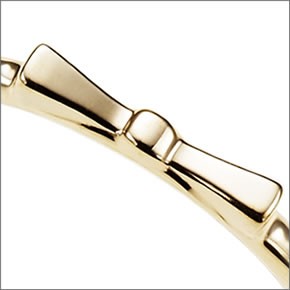 マレア リッチ  K10 リボンモチーフ・ダイヤ 2WAY ピンキーリング　ゴールド×ダイヤモンド 3号 10KJ-17