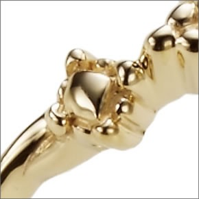 マレア リッチ  K10 マリンモチーフリング　ゴールド×ダイヤモンド　10号 10KJ-13