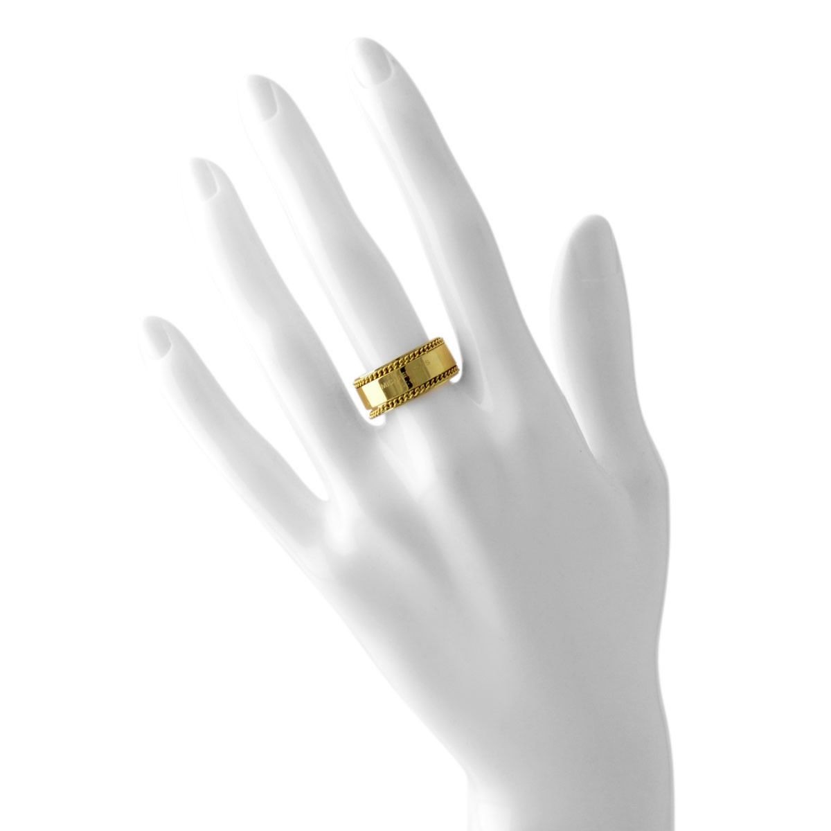 マイケルコース MICHAEL KORS MKJ5892710/7 Logo Plaque ロゴ＆チェーン リング 指輪　実寸14号