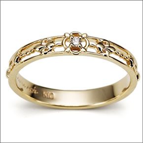 マレア リッチ  K10 ピンキーリング ゴールド 3号 12KJ-07