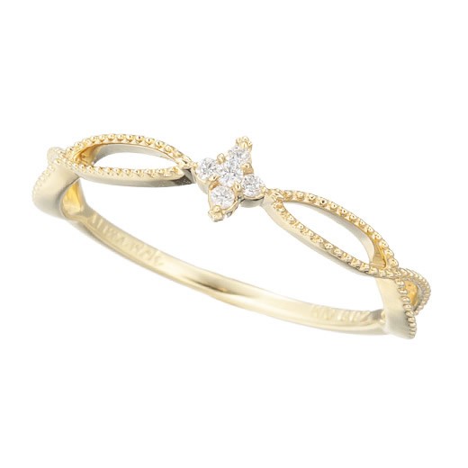 マレア リッチ Marea rich 16KJ-05 K10×ダイアモンド スターモチーフ リング 指輪 10号 Precious Star Ring