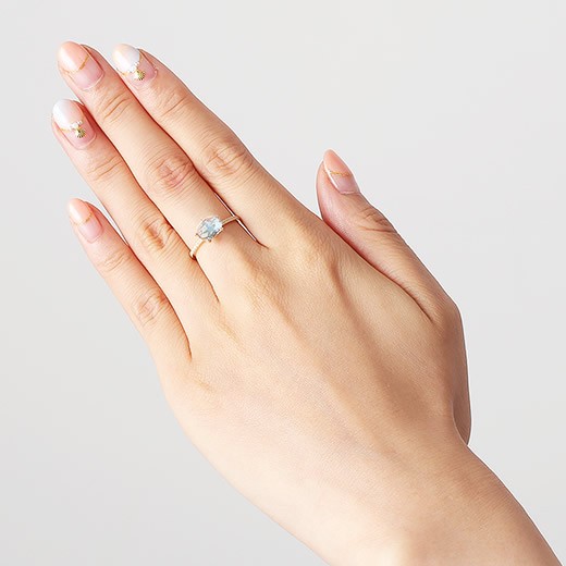 マレア リッチ Marea rich 17KJ-02 K10×ストーン スターフィッシュ リング 指輪 10号 Natural Starfish Ring