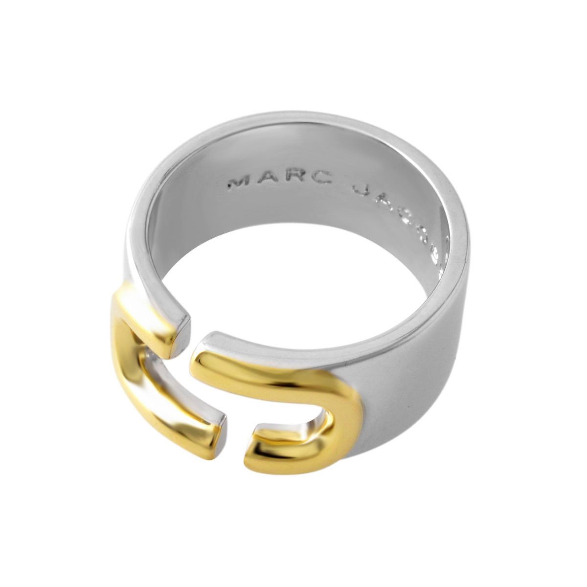 マークジェイコブス MARC JACOBS M0009227-098 #6 Silver Mult 「J」ロゴモチーフ アイコン リング 指輪 日本サイズ11.5号相当 Icon Band Ring