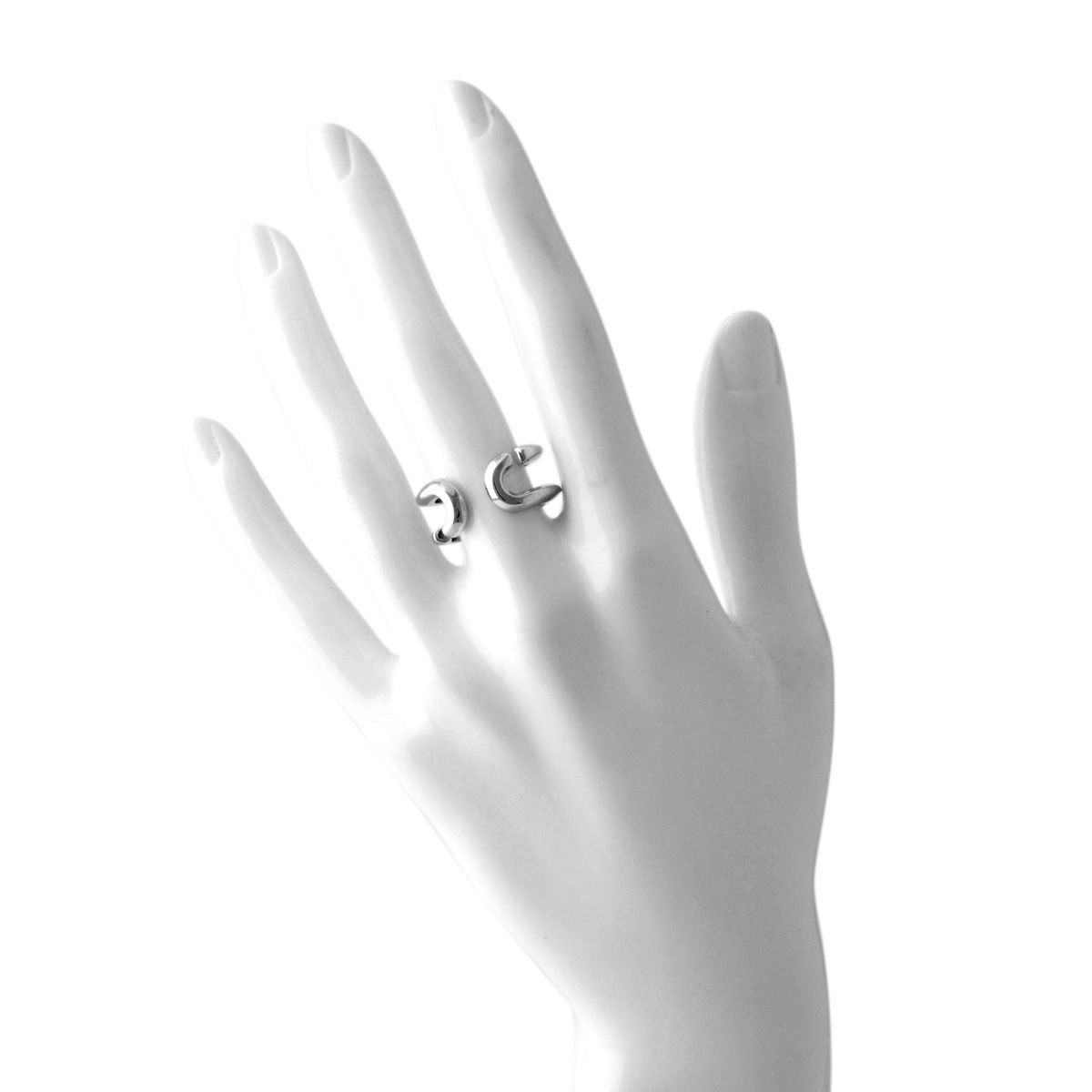 マークジェイコブス MARC JACOBS M0009229-040 #6 Silver 「J」ロゴモチーフ アイコン リング 指輪 日本サイズ11号相当 Icon Band Ring