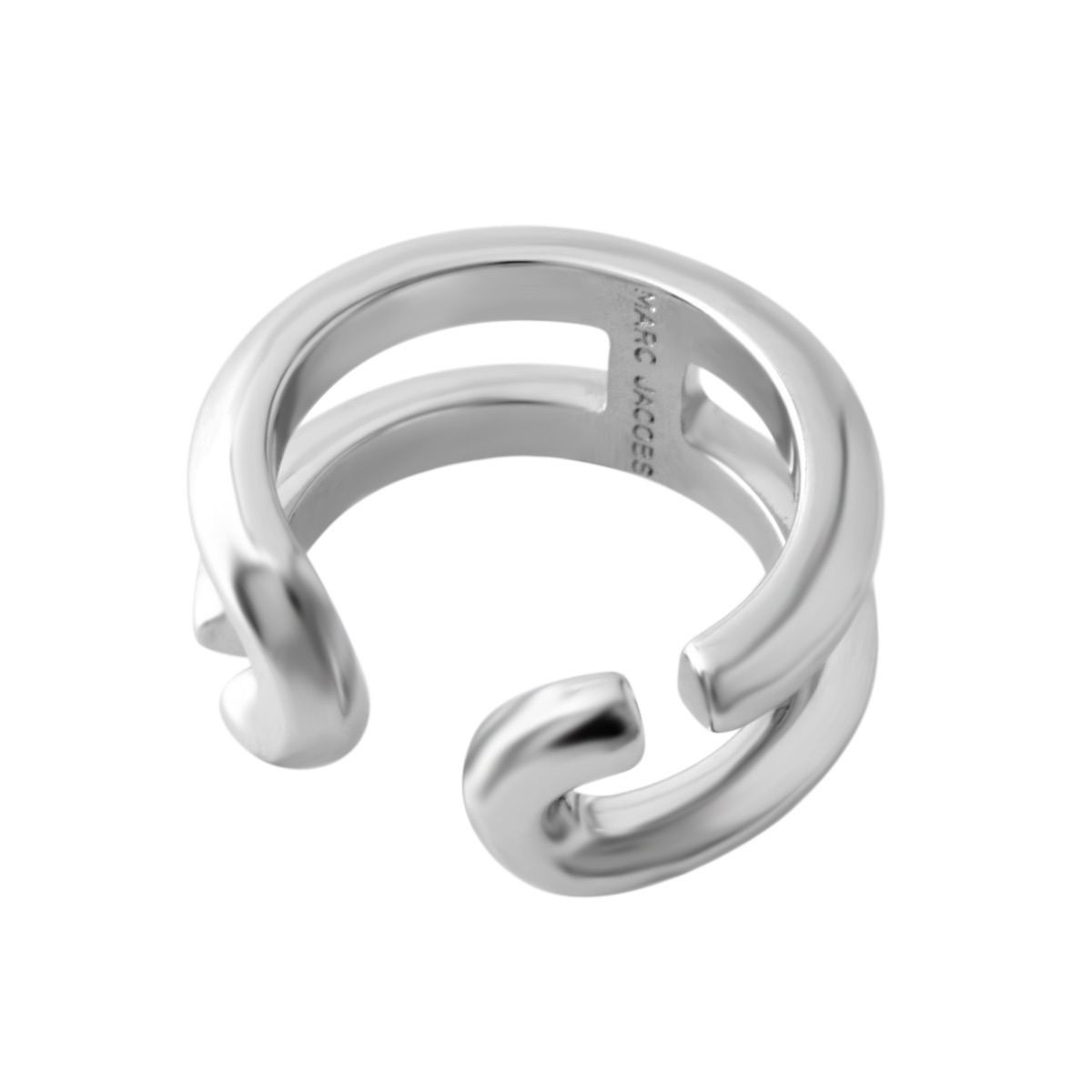 マークジェイコブス MARC JACOBS M0009229-040 #7 Silver 「J」ロゴモチーフ アイコン リング 指輪 日本サイズ14号相当 Icon Band Ring