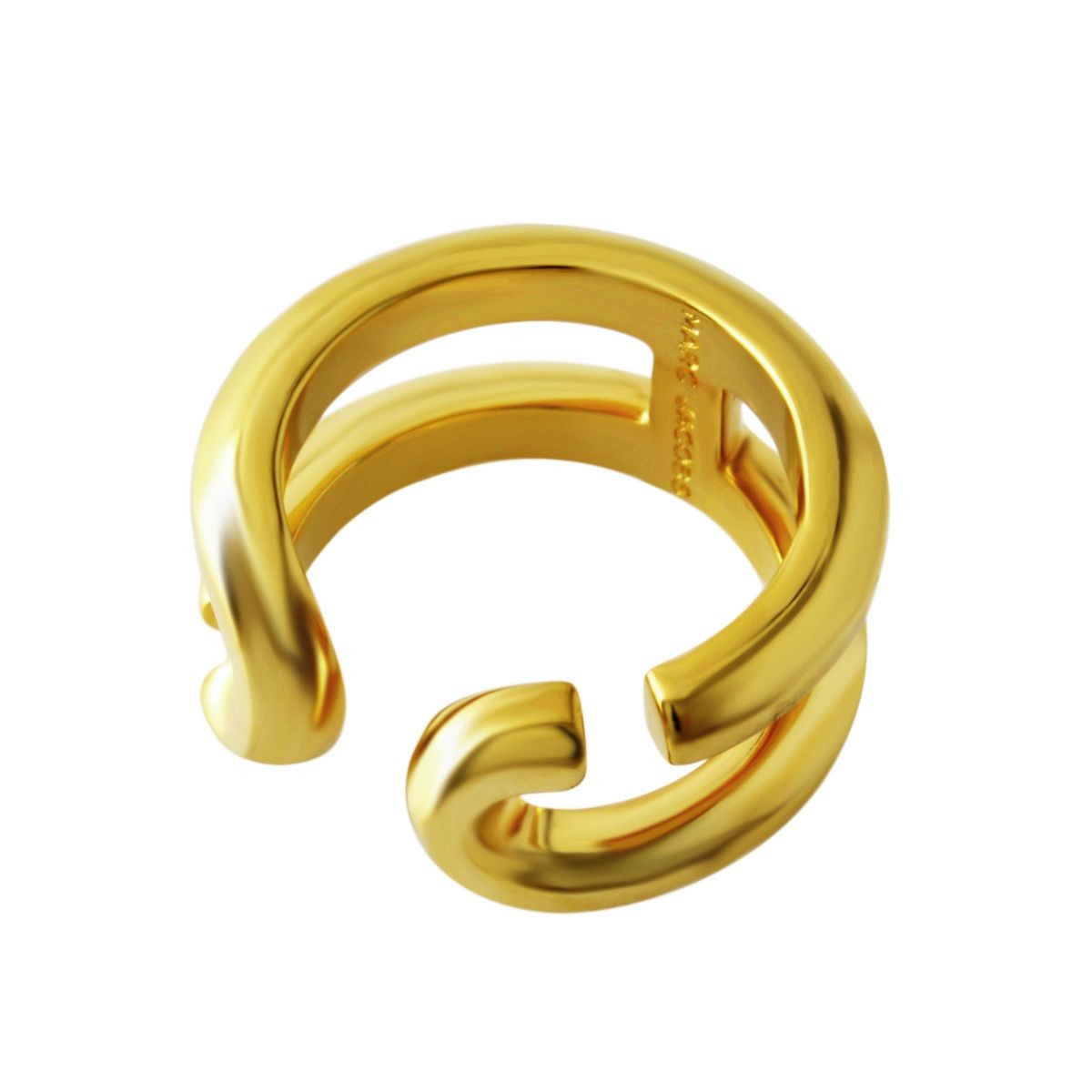 マークジェイコブス MARC JACOBS M0009229-710 #6 Gold 「J」ロゴモチーフ アイコン リング 指輪 日本サイズ11号相当 Icon Band Ring