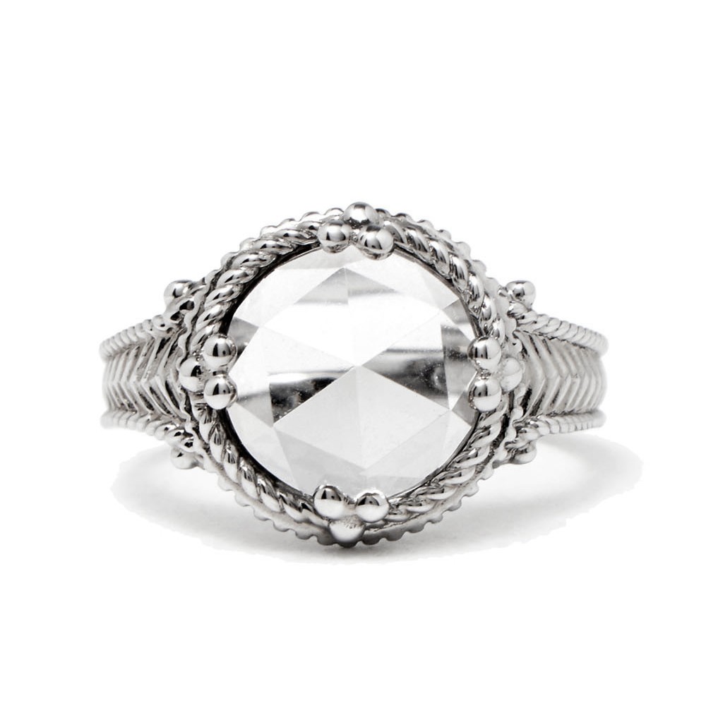 プリマローザ PRIMA ROSA B2 リング #13 ローズカットクォーツ アンティーク調 指輪 13号