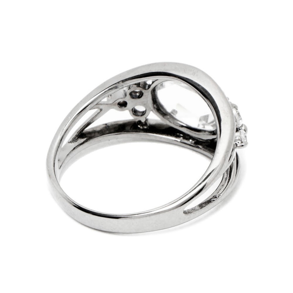 プリマローザ PRIMA ROSA C3 リング #13 ローズカットクォーツ×キュービックジルコニア アンティーク調 指輪 13号