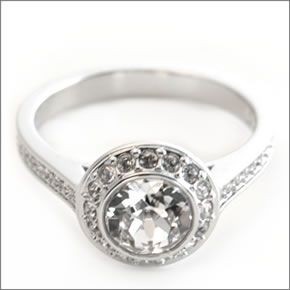 スワロフスキー Angelic エンジェリック クリスタル/クリスタル・パヴェ リング 指輪 サイズ52（日本サイズ11号） 1081949