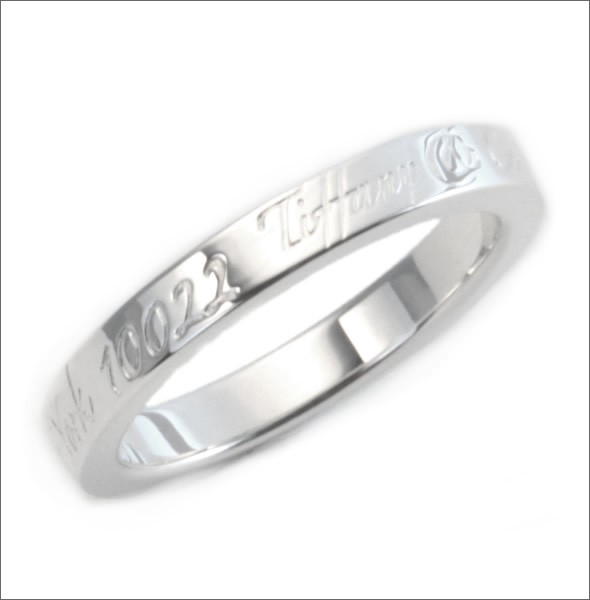 ティファニー  ノーツ ナロー バンドリング スターリングシルバー