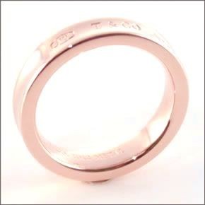 ティファニー   1837 ナローリング 指輪 RUBEDO ルベドメタル