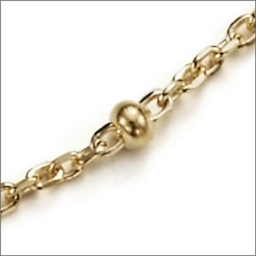 マレア リッチ  K10 シンプルダイヤブレスレット　ゴールド×ダイヤモンド 10KJ-11