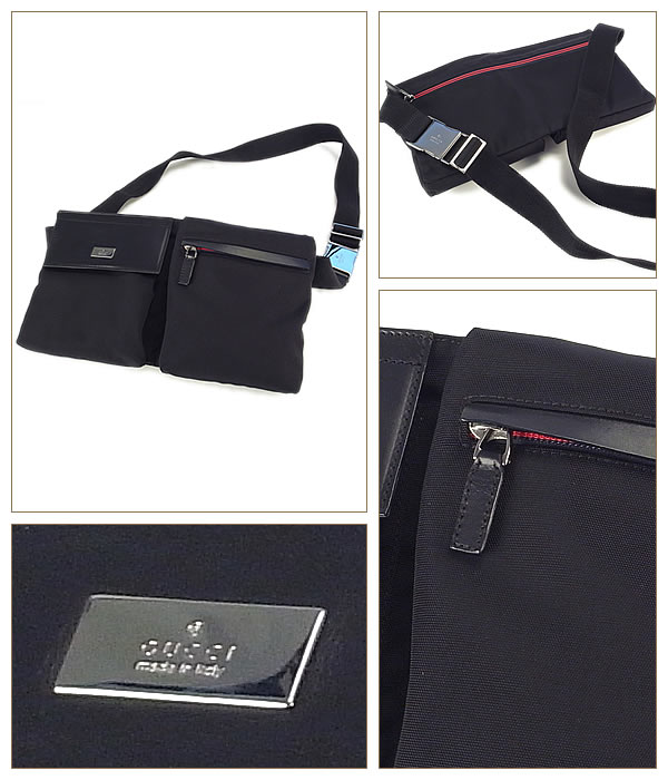 グッチ ウエストポーチ　ベルトバッグ 28566R F7A4R 1000