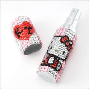 hello kitty（ハローキティ） キラキラ(ラインストーン）キティラー必須アイテム　何個でも欲しくなるデコアトマイザー　 KTCAM002