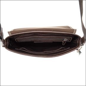 コーチ ≪取り寄せ商品≫シグネチャー ヘリテージ ストライプ ミディアムスリムマップ  メンズ メッセンジャーバッグ クロスボディ マホガニー/ブラウン 70333 SMABR