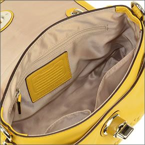 コーチ ≪取り寄せ商品≫POPPY ポピー アイレット フラワー・パンチングレザー 2WAY ショルダー・ハンドバッグ マリーゴールド 22437 SVMRG