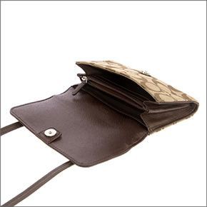 コーチ・アウトレット  ≪取り寄せ商品≫アベリー シグネチャー フォン  ミニ・ショルダーバッグ ウォレット クロスボディ F51214 SKHMA