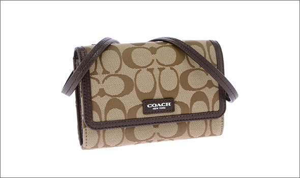 コーチ・アウトレット  ≪取り寄せ商品≫アベリー シグネチャー フォン  ミニ・ショルダーバッグ ウォレット クロスボディ F51214 SKHMA