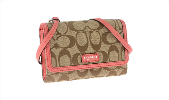 コーチ・アウトレット  ≪取り寄せ商品≫アベリー シグネチャー フォン  ミニ・ショルダーバッグ ウォレット クロスボディ F51214 SVBPY