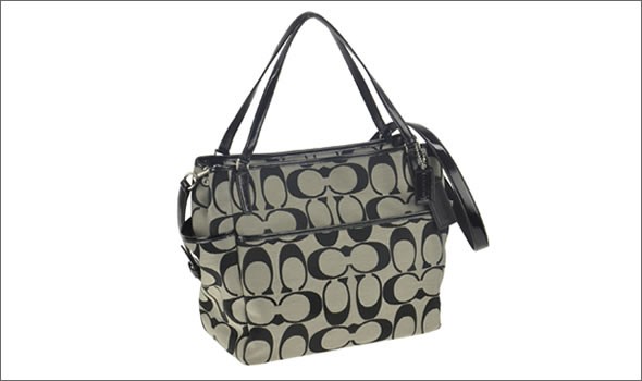 コーチ ≪取り寄せ商品≫シグネチャー  オムツ替えマット付 2WAY マザーズバッグ ベビーバッグ  25142 SBWBK