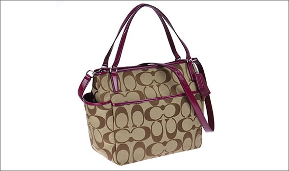 コーチ ≪取り寄せ商品≫シグネチャー  オムツ替えマット付 2WAY マザーズバッグ ベビーバッグ  25142 SVBV7