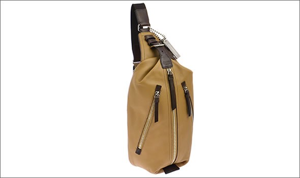 コーチ ≪取り寄せ商品≫メンズ トンプソンレザー ワンショルダー ボディバッグ  70360 SV/P7