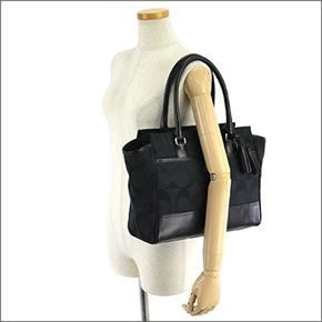 コーチ ≪取り寄せ商品≫LEGACY レガシー  シグネチャー キャンバス ミディアム キャリーオール トートバッグ  21151/SBKBK