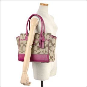 コーチ ≪取り寄せ商品≫LEGACY レガシー  シグネチャー キャンバス ミディアム キャリーオール トートバッグ  21151/SKHBY