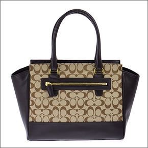 コーチ ≪取り寄せ商品≫LEGACY レガシー シグネチャー キャンバス  キャリーオール トートバッグ 25402/BKHMA