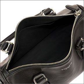 コーチ ≪取り寄せ商品≫LEGACY レガシー レザー ミニサッチェル 2WAY ショルダー・ハンドバッグ 49292/SV/BK