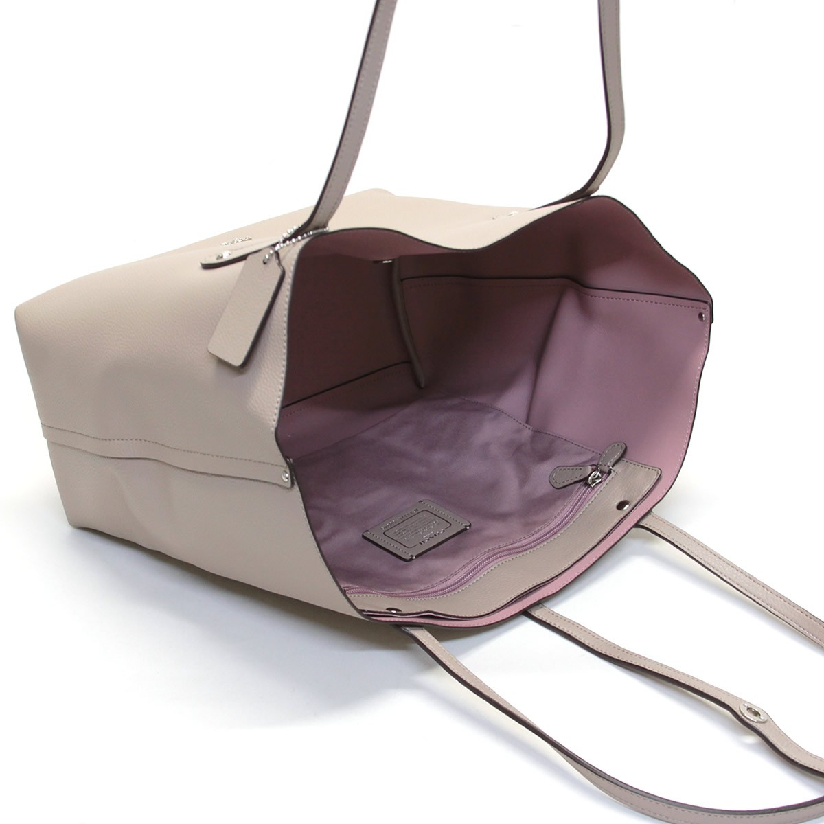 コーチ COACH 58849 Sv/Stone Dusty Rose(SVMHJ) マーケット ターンロック 内外バイカラー ショルダー・トートバッグ  MARKET TOTE