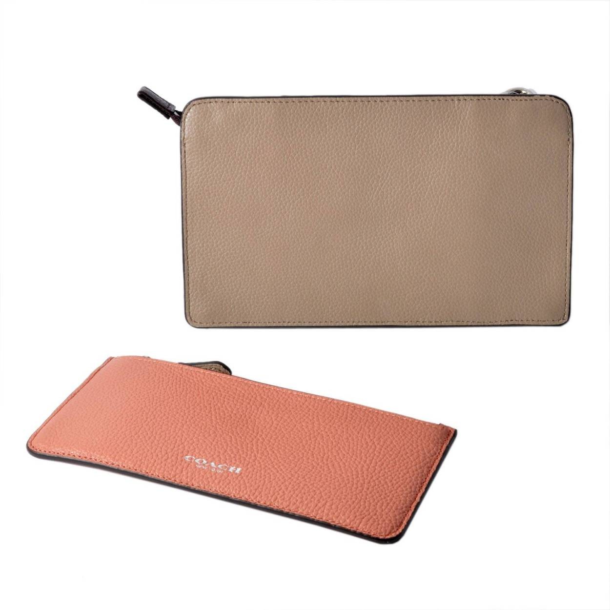 コーチ COACH 13685 Sv/Stone/Melon Multi（SVMGD） カラーブロック ショルダーバッグ クラッチバッグ POP UP MESSENGER