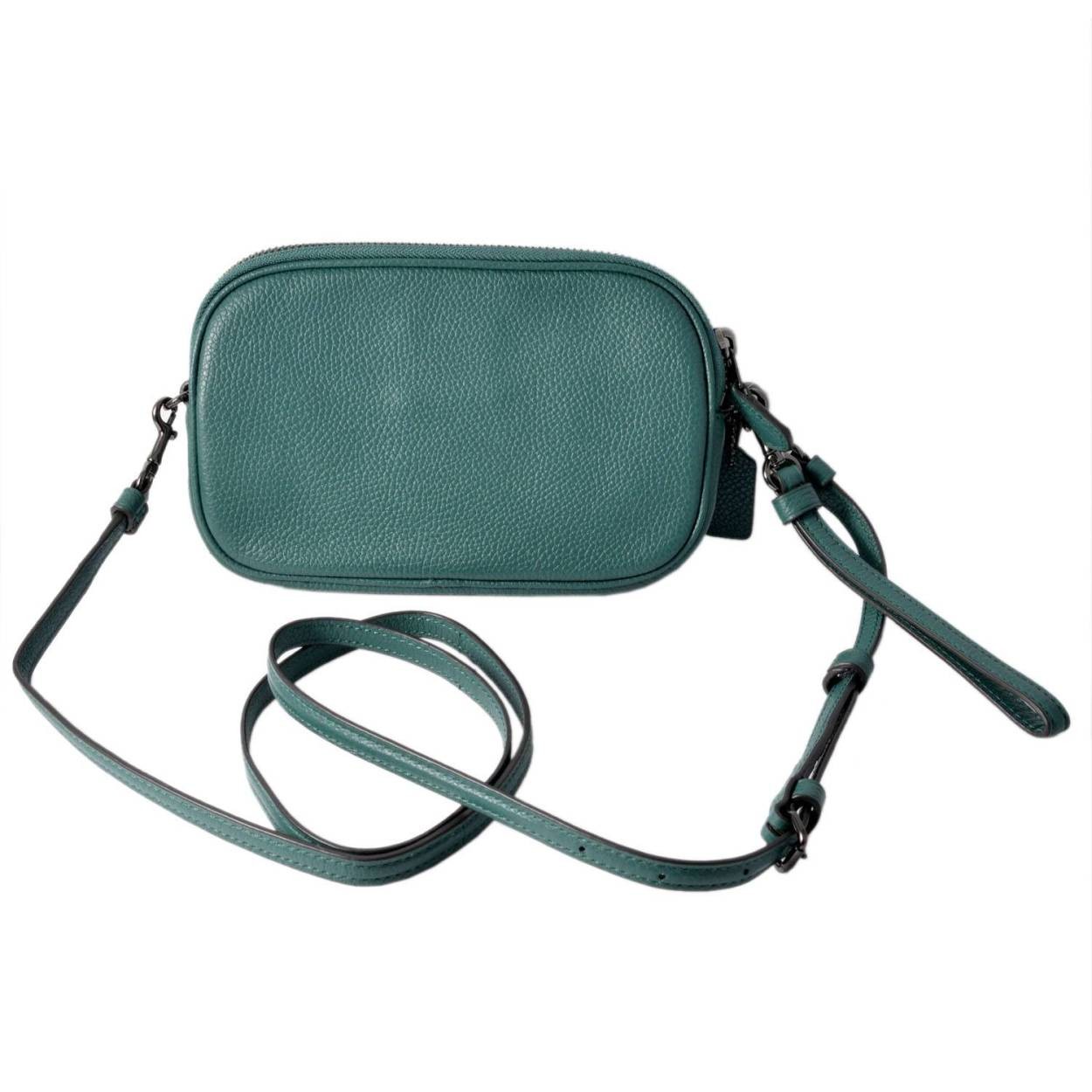 コーチ COACH 65547 Dk/Dark Turquoise (DKM7Q) ショルダーバッグ クラッチバッグ CROSSBODY CLUTCH