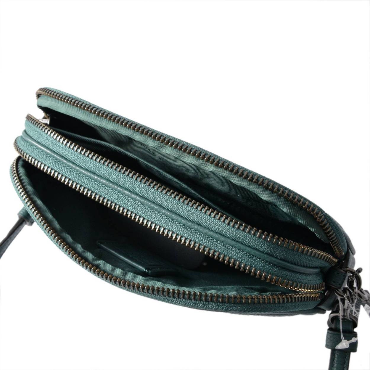 コーチ COACH 65547 Dk/Dark Turquoise (DKM7Q) ショルダーバッグ クラッチバッグ CROSSBODY CLUTCH