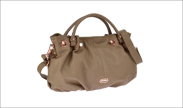 フォリフォリ ≪取り寄せ商品≫ 2WAY ショルダー・ハンドバッグ ダークベージュ HB2P012SDI DBE